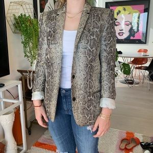 ❤️EUC Zadig & Voltaire Deluxe metallic blazer